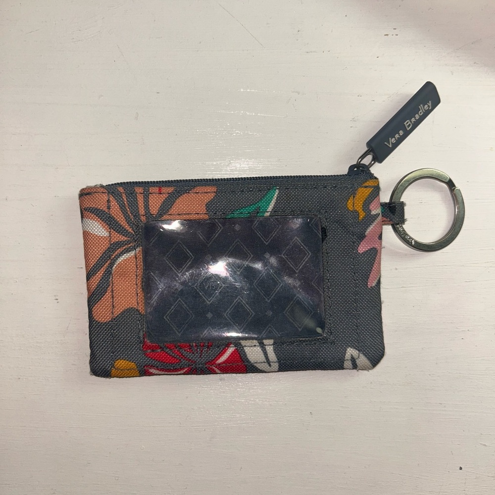 Vera Bradley Multicolor ID Pouch with Key Ring